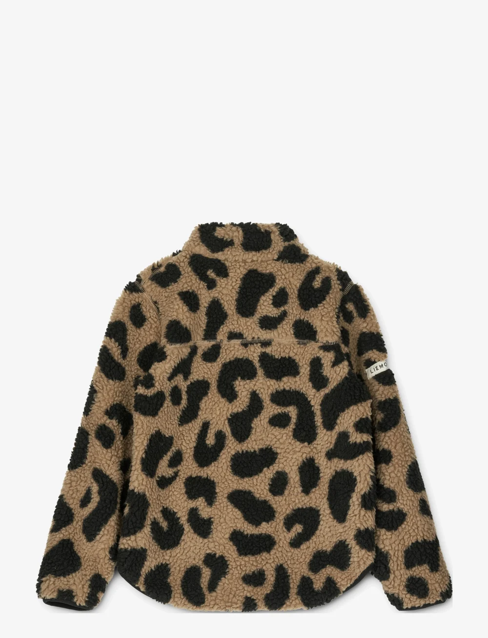 Liewood - Nolan Pile Jacket - fleece jackets - mega leo / oat mix - 1