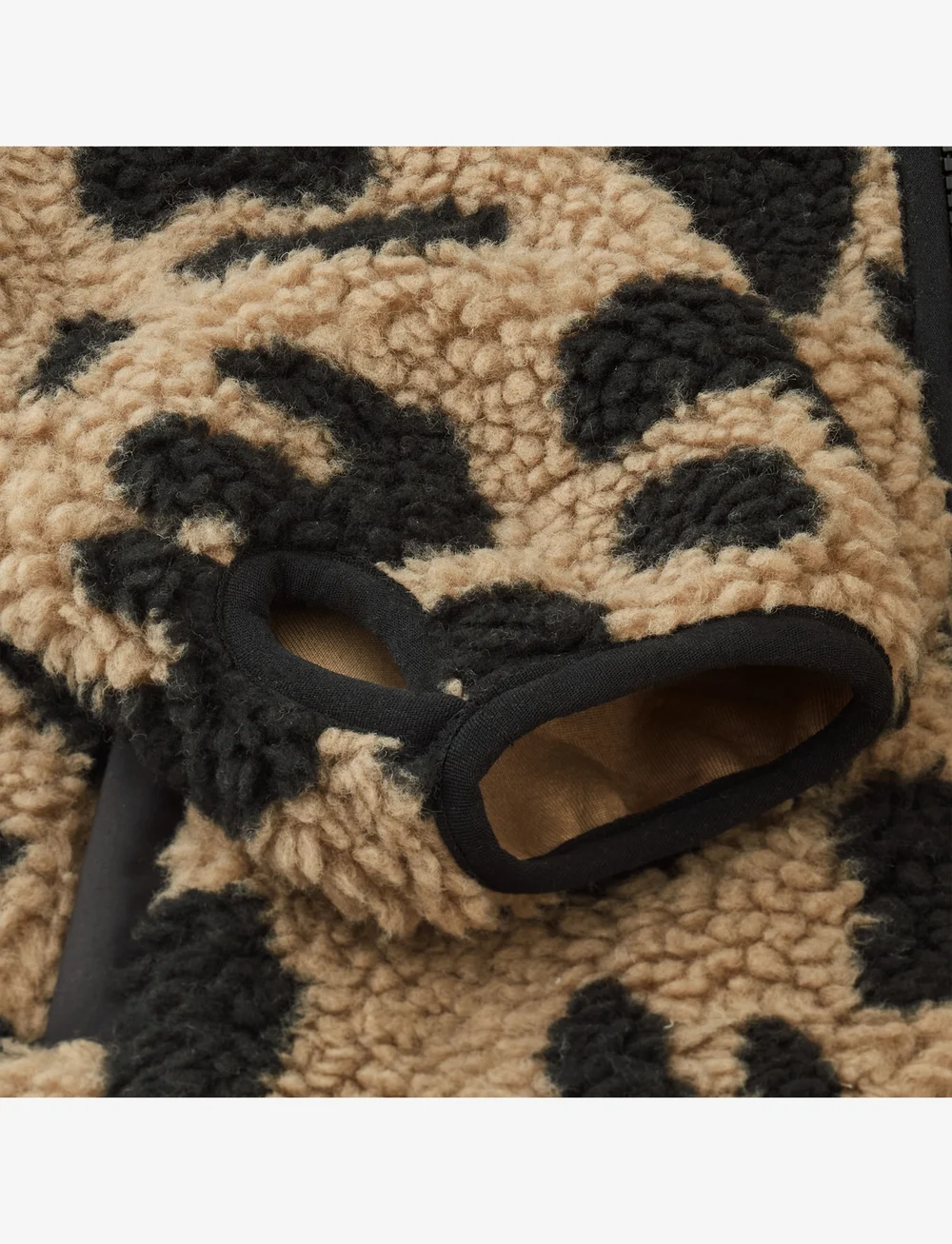 Liewood - Nolan Pile Jacket - fleece jackets - mega leo / oat mix - 3