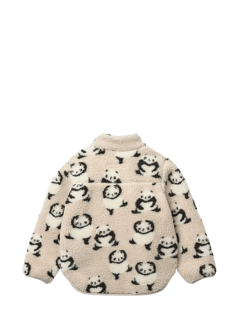 Liewood - Nolan Pile Jacket - fleecejacken - panda / sandy - 2
