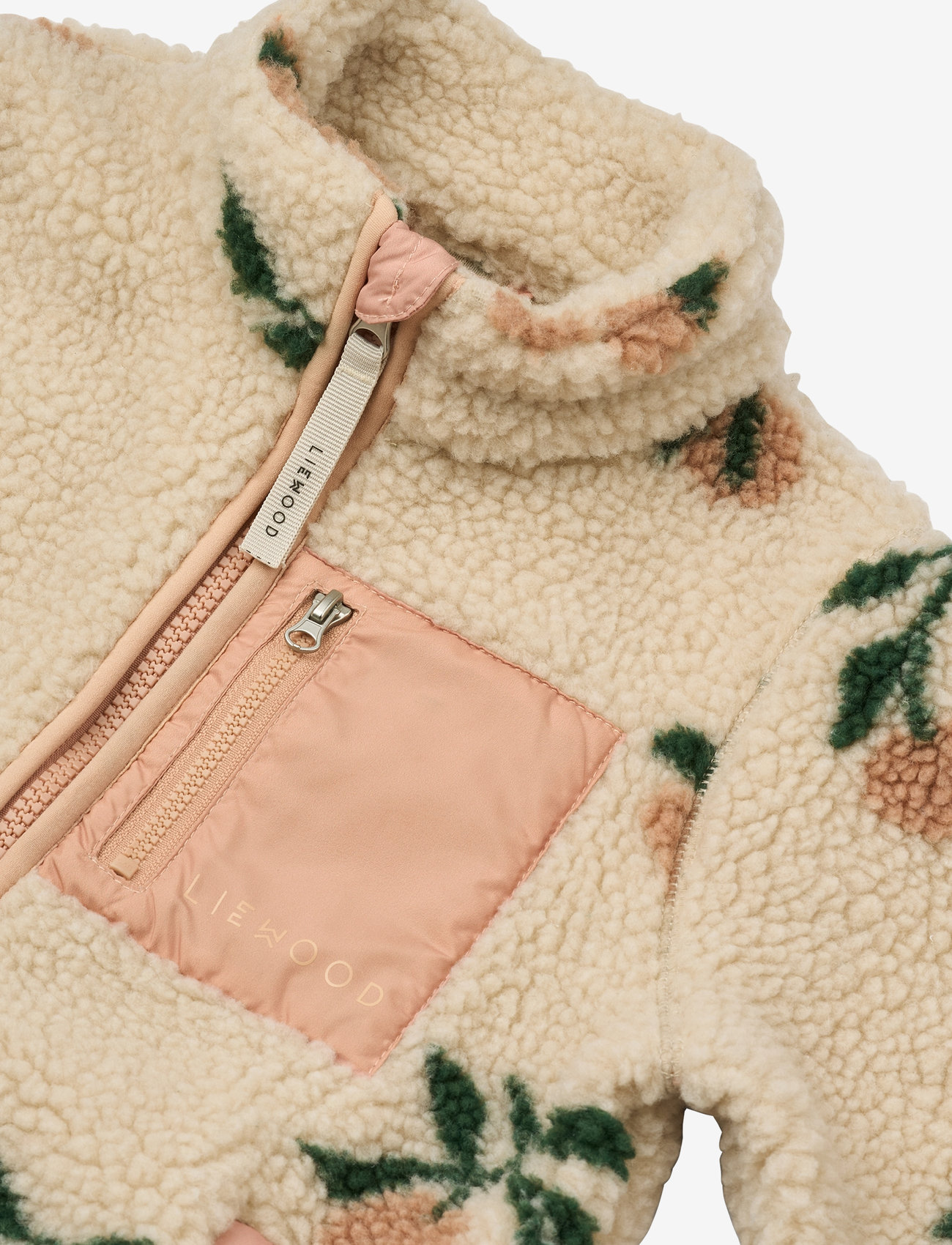 Liewood - Nolan Pile Jacket - fleecejakker - peach / sea shell - 3