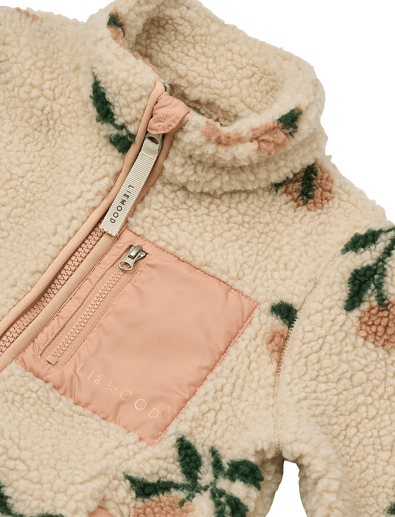 Liewood - Nolan Pile Jacket - fleecejakker - peach / sea shell - 3
