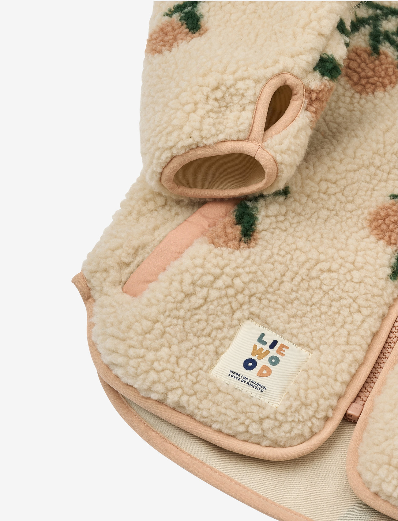 Liewood - Nolan Pile Jacket - fleecejakker - peach / sea shell - 4