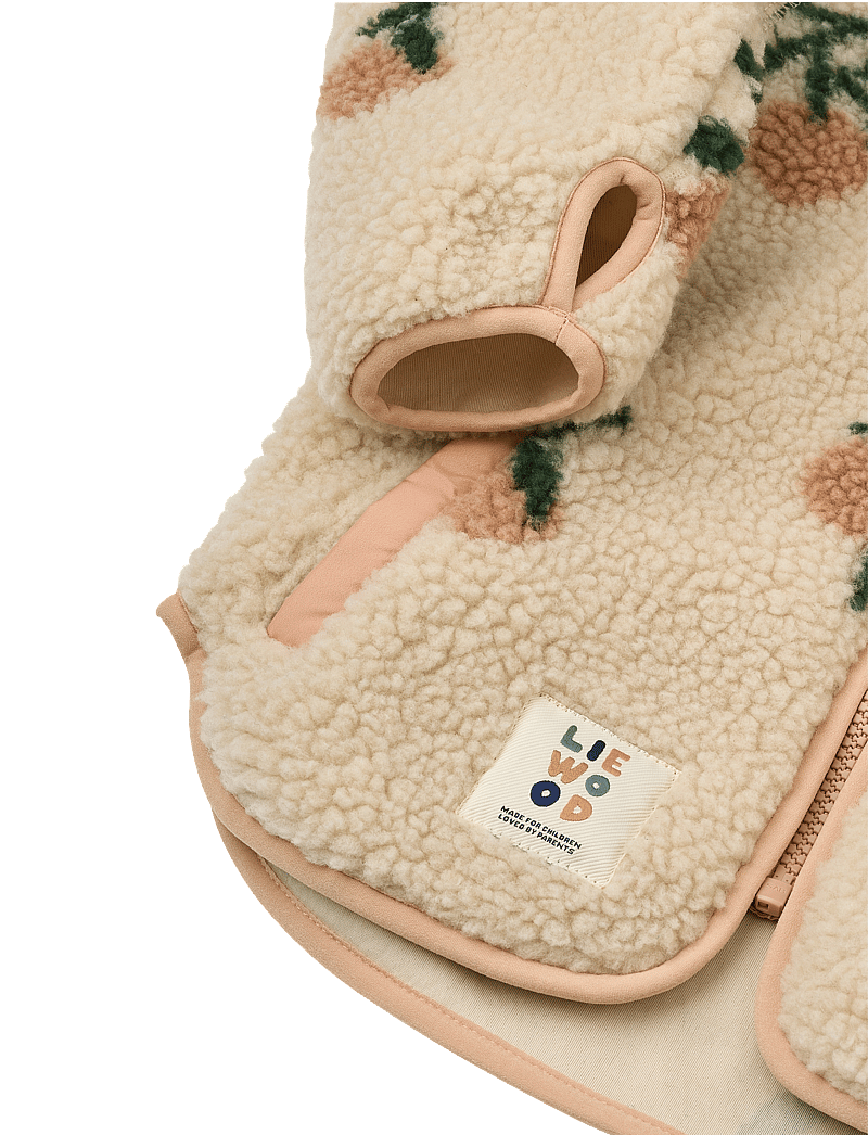 Liewood - Nolan Pile Jacket - fleecejakker - peach / sea shell - 4