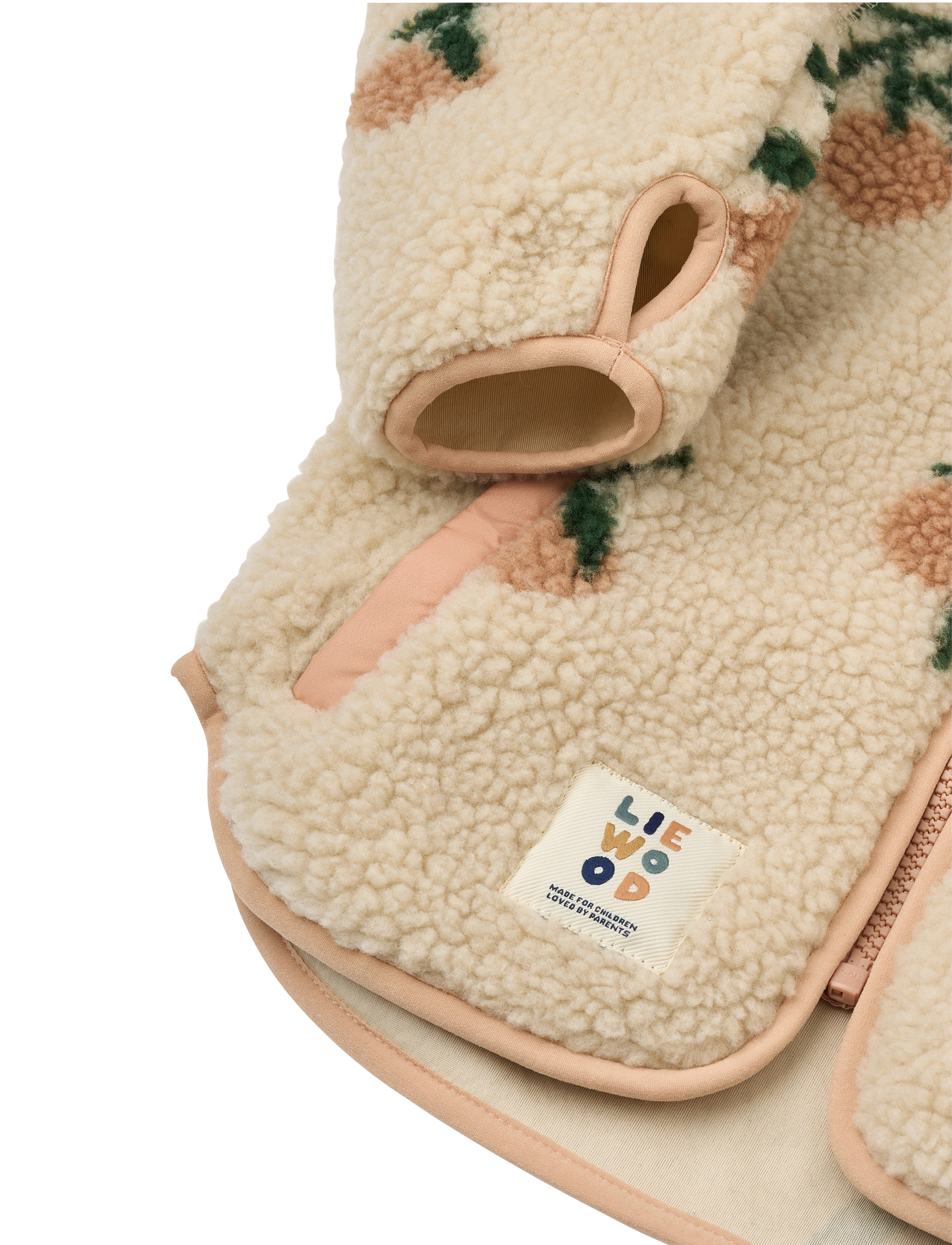 Liewood - Nolan Pile Jacket - fleecejakker - peach / sea shell - 4