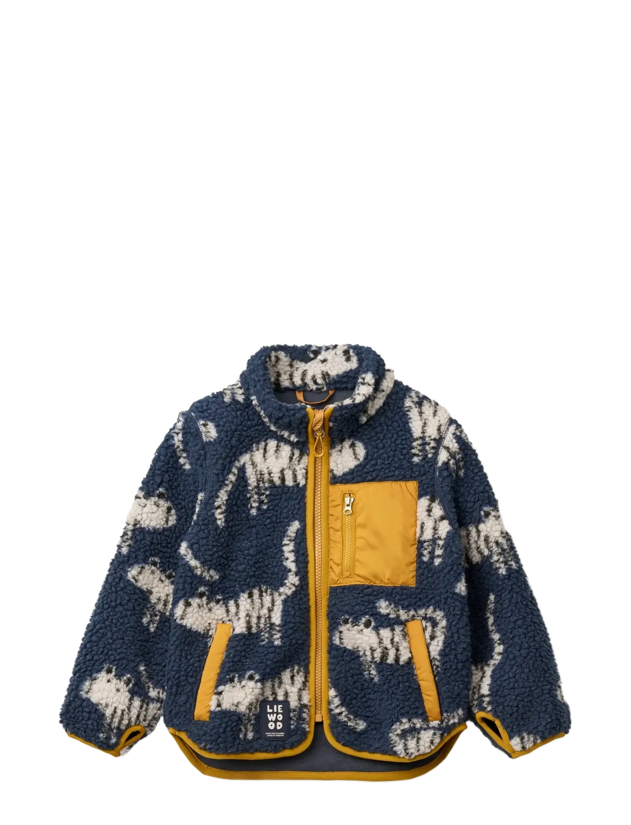 Liewood Nolan Pile Jacket - Overtøj - TIGER / CLASSIC NAVY / navy