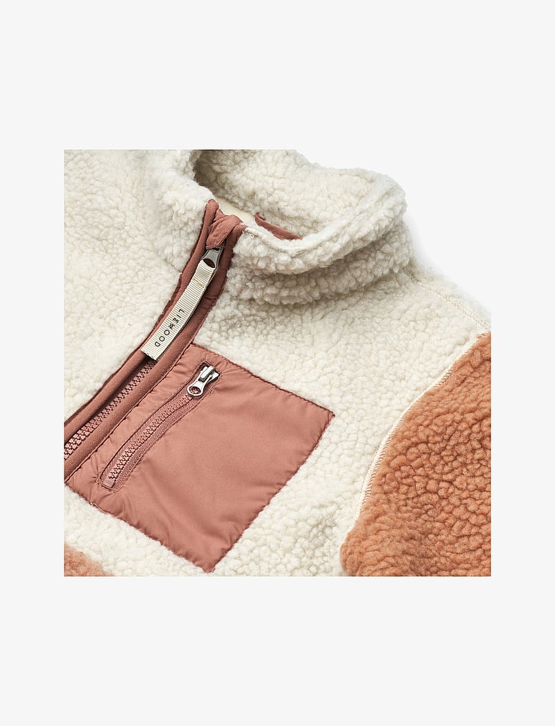 Liewood - Nolan Pile Jacket - fliisjakid - tuscany rose multi mix - 2