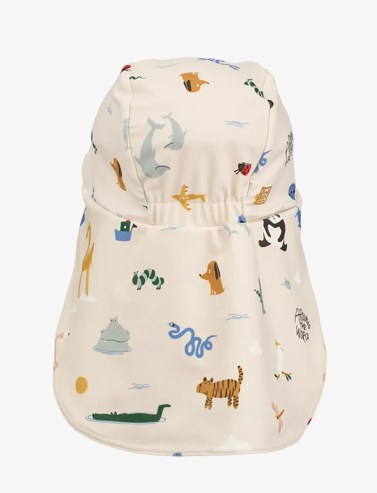 Liewood - Cecilia Swim Hat - swim hats - around the world / sandy - 1