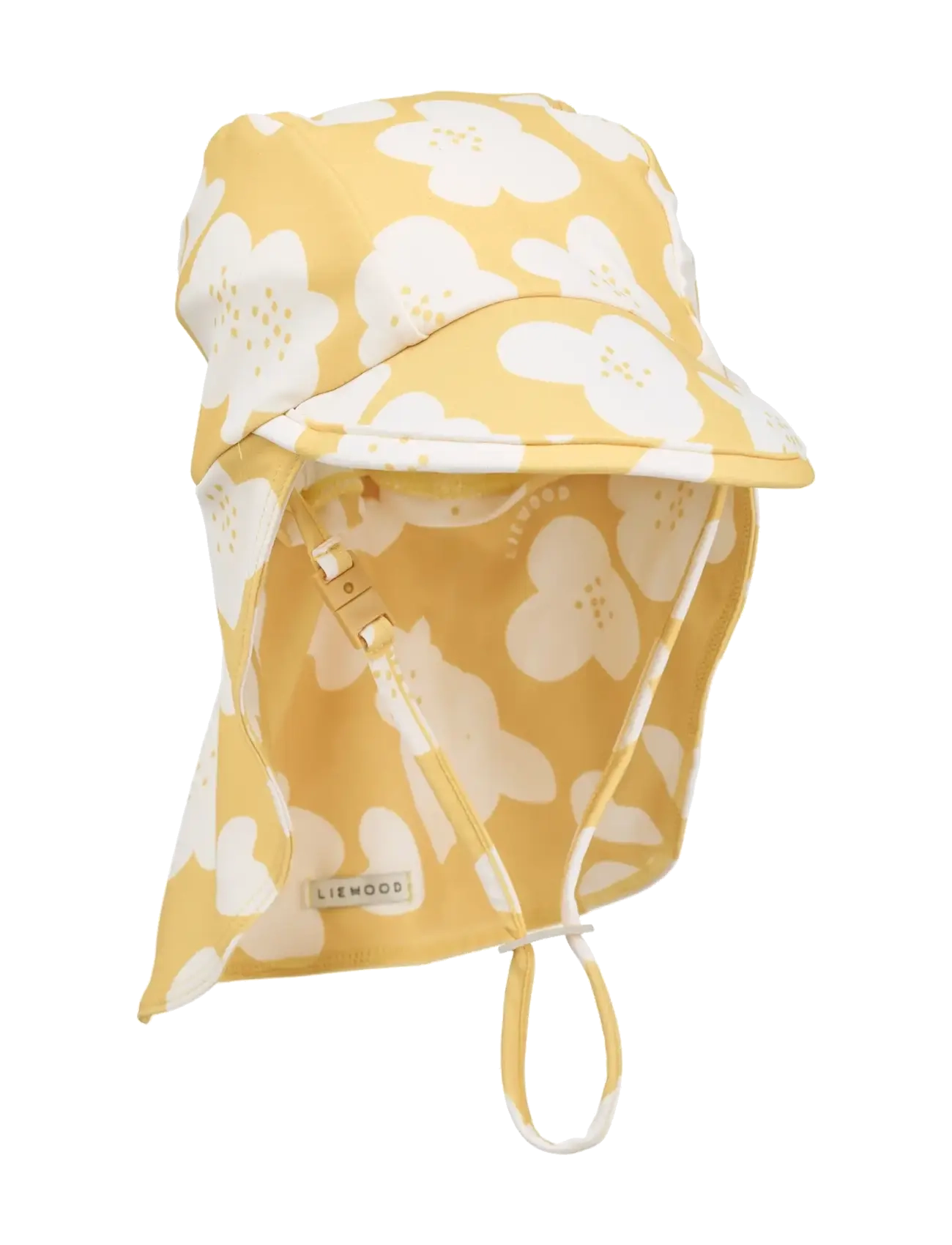 Cecilia Swim Hat - FLOWER / LEMON YELLOW