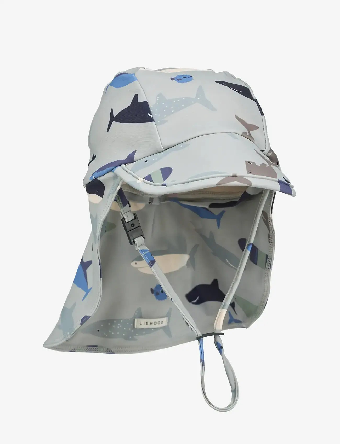 Liewood - Cecilia Swim Hat - badehætter - shark / dove blue - 1