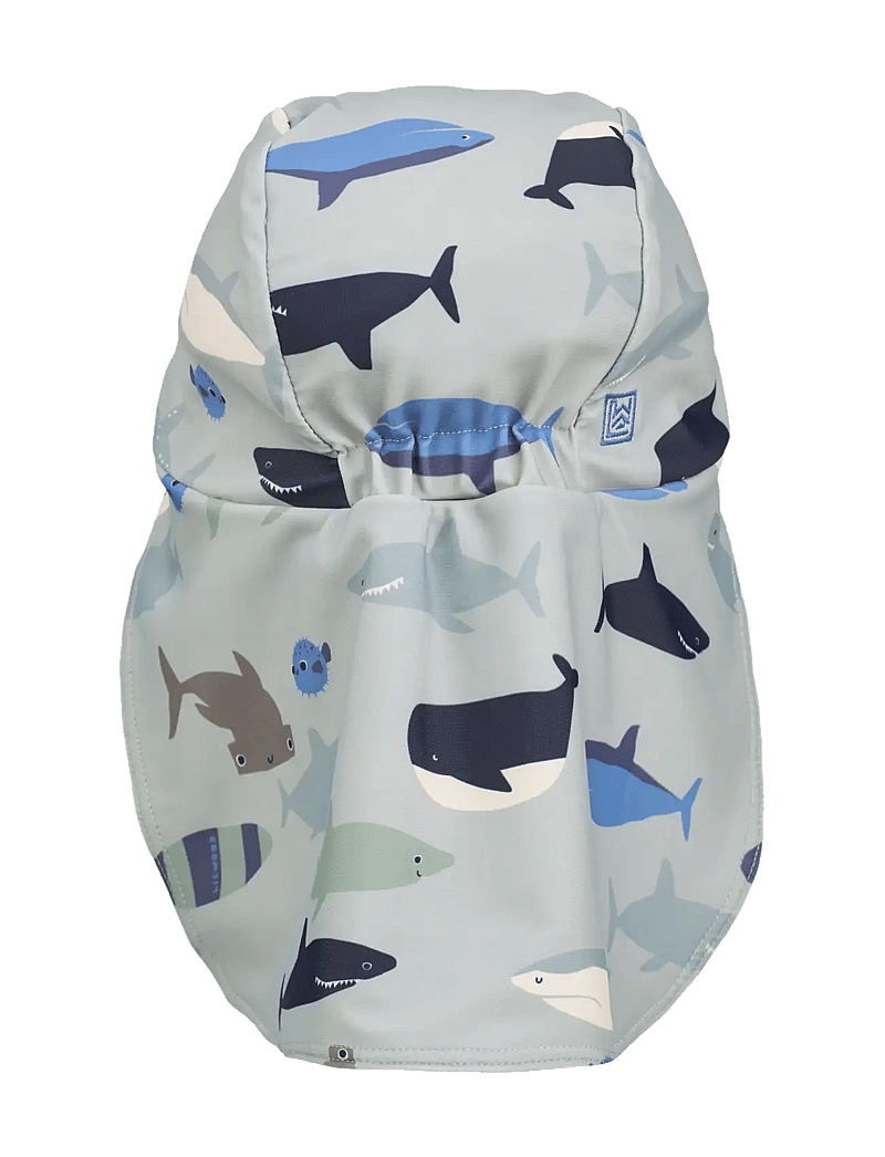 Liewood - Cecilia Swim Hat - ujumismütsid - shark / dove blue - 2