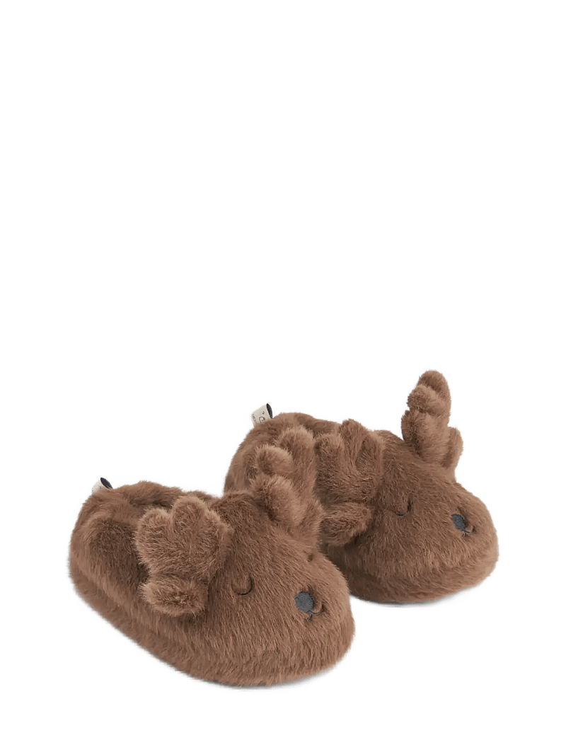 Liewood - Aviaja Reindeer Slippers - schuhe - pecan - 0