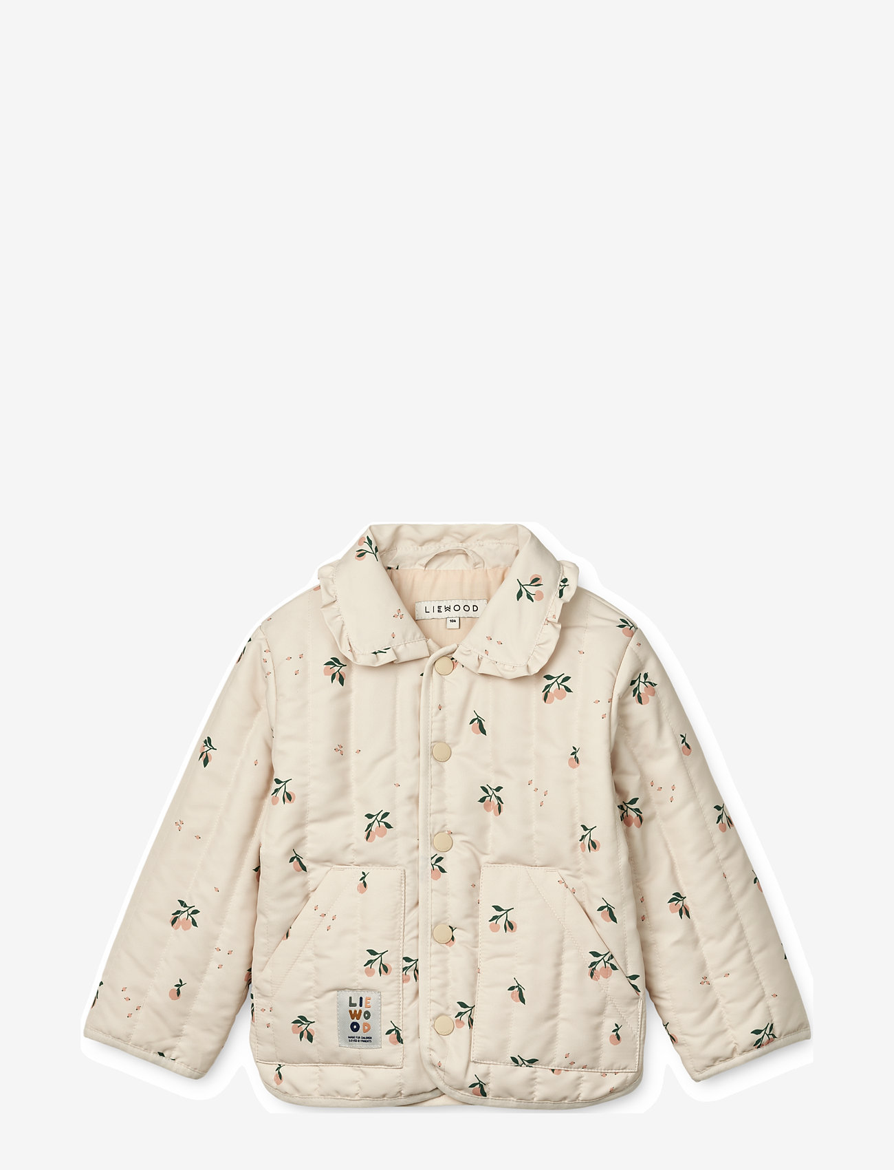 Liewood - Bea Jacket With Frill - peach / sea shell - 0