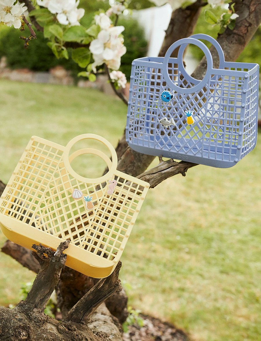 Liewood - Samantha Basket With Charms - totes & small bags - lemonade - 2