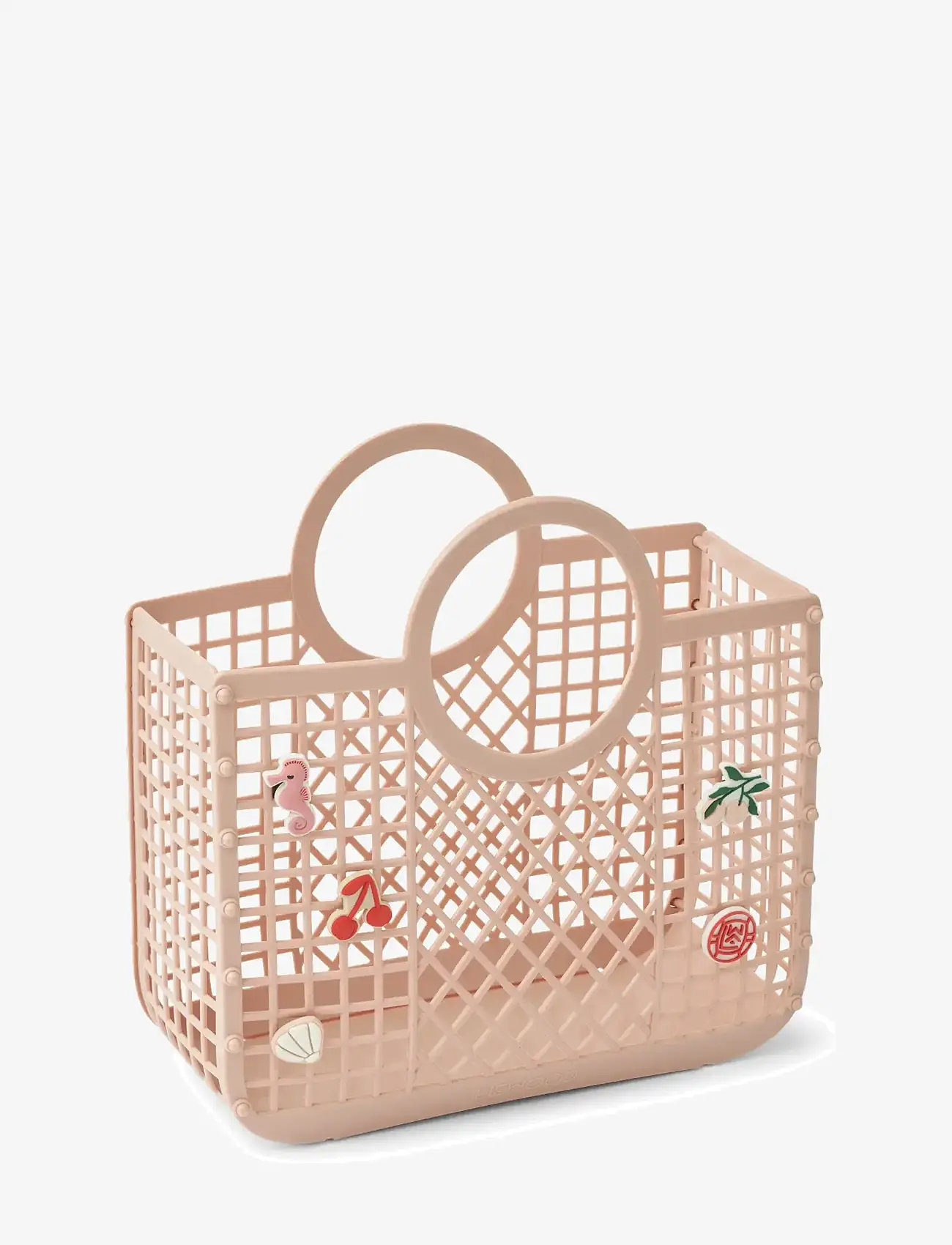 Liewood - Samantha Basket With Charms - totes & small bags - rose - 1