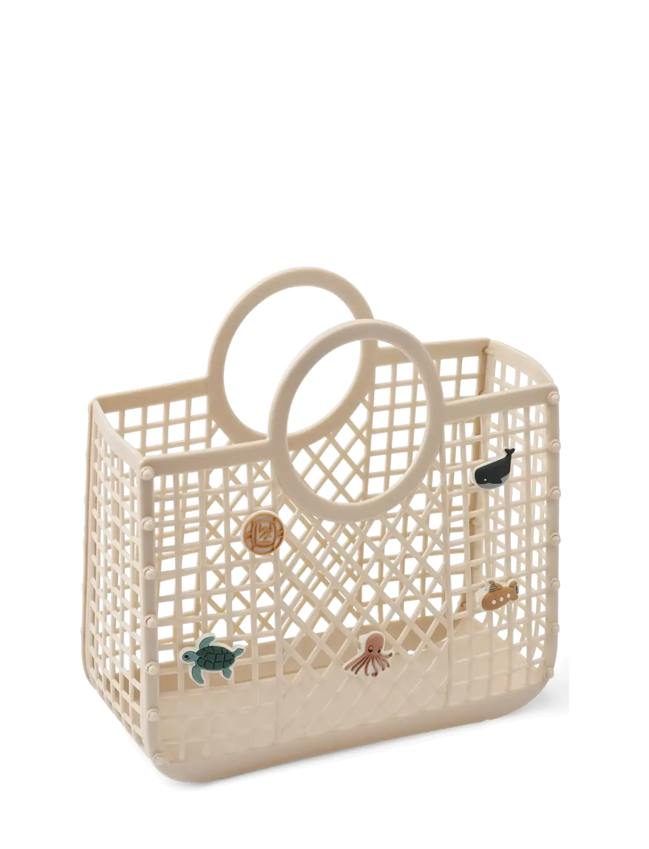 Liewood Samantha Basket With Charms, One Size, Bags, Creme - Totes & Small Kinder