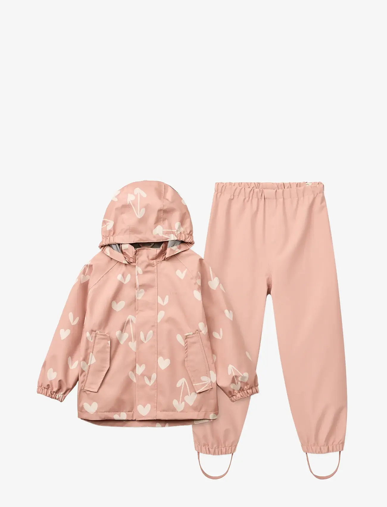 Liewood - Pedia Rainwear Set - regnsæt - sweethearts / pale tuscany - 1