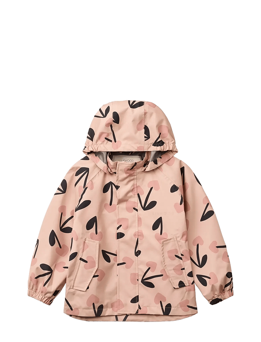 Liewood - Pedia Rainwear Set - drabužiai nuo lietaus - mega cherry heart/ rosey mix - 2