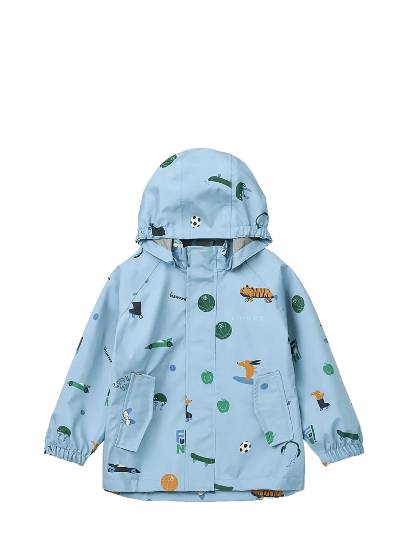 Liewood - Pedia Rainwear Set - regnsæt - fun / beach blue - 2