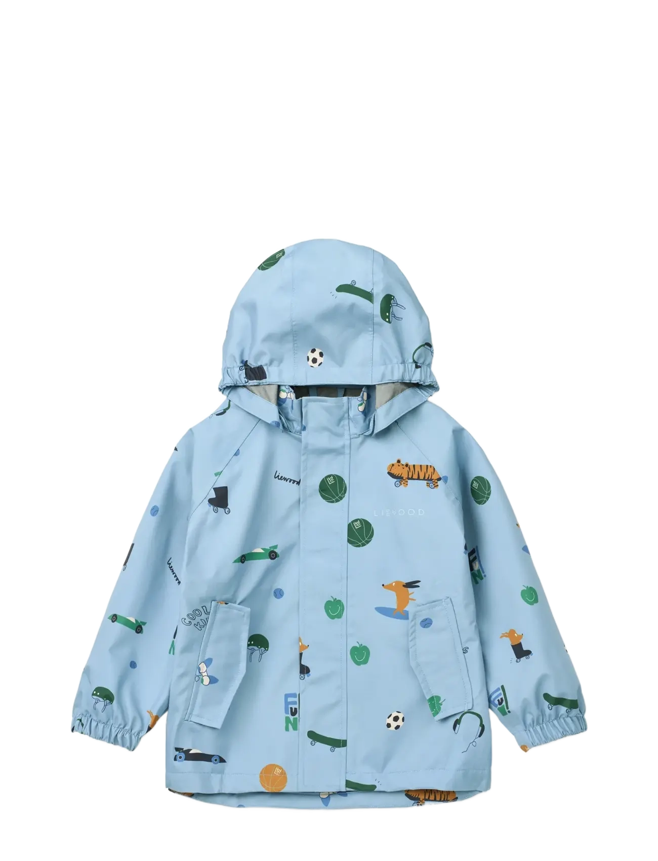 Liewood - Pedia Rainwear Set - regnsæt - fun / beach blue - 2