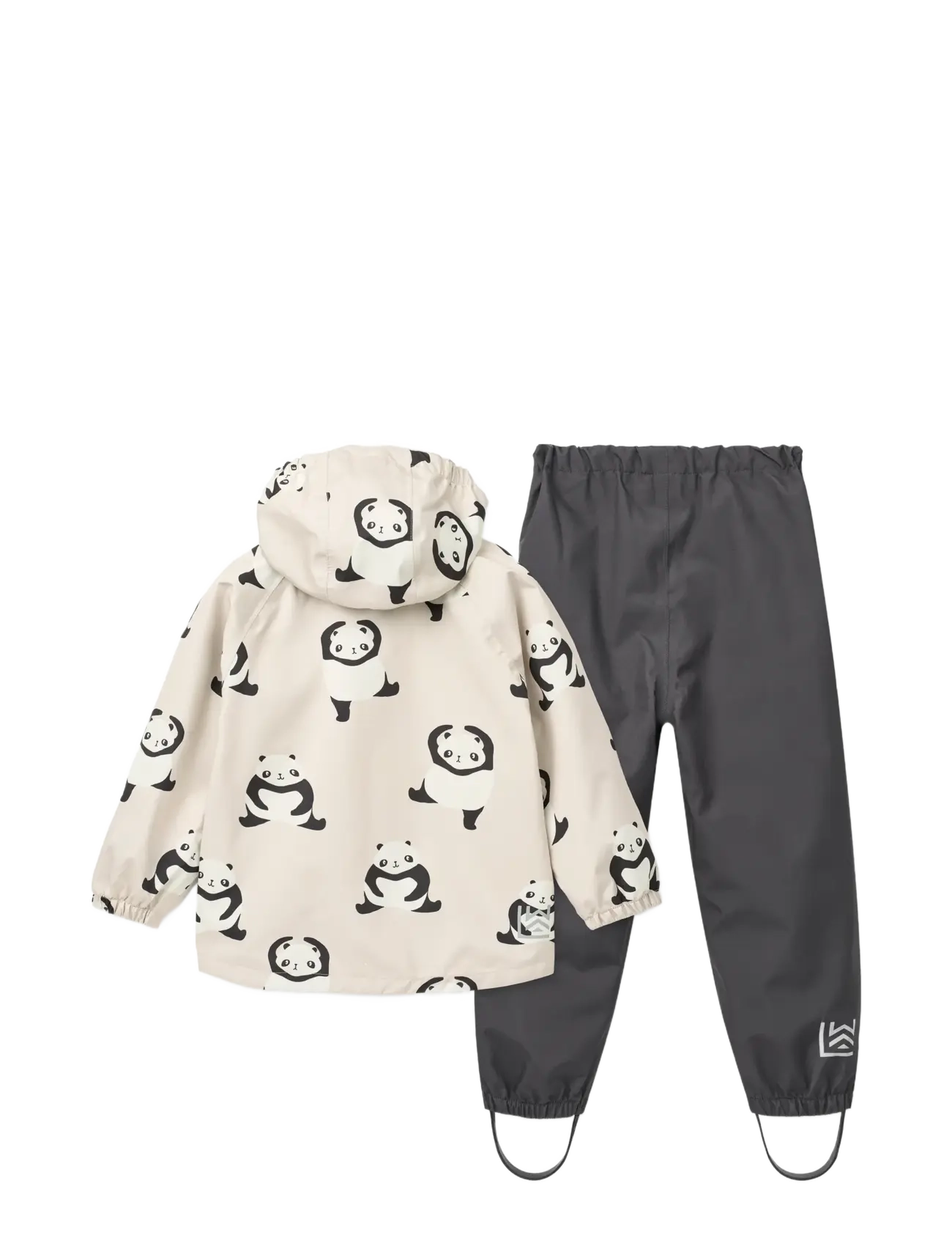 Liewood - Pedia Rainwear Set - regnsæt - panda / sandy - 1