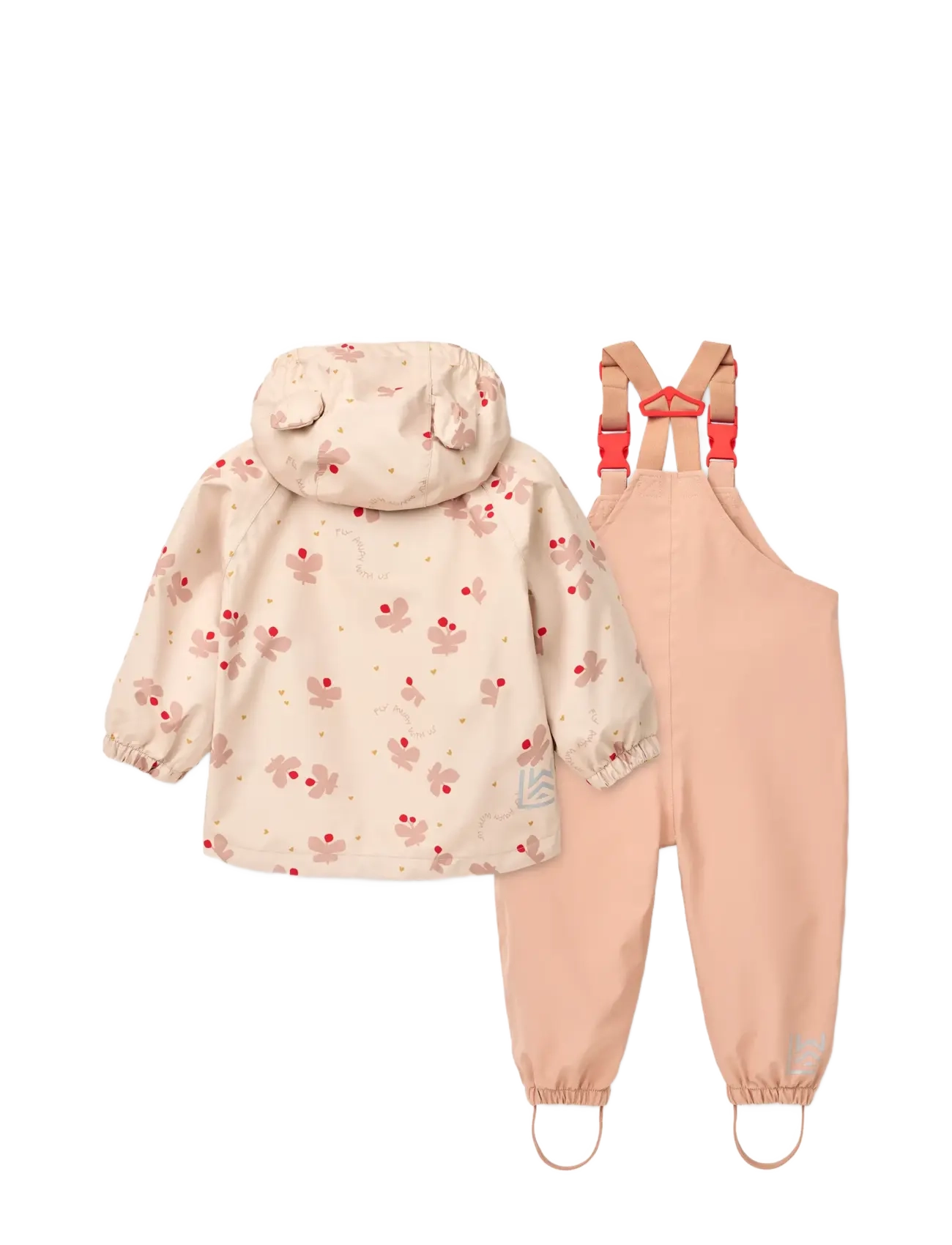 Liewood - Manu Rainwear Set - regensets - butterfly / apple blossom - 1