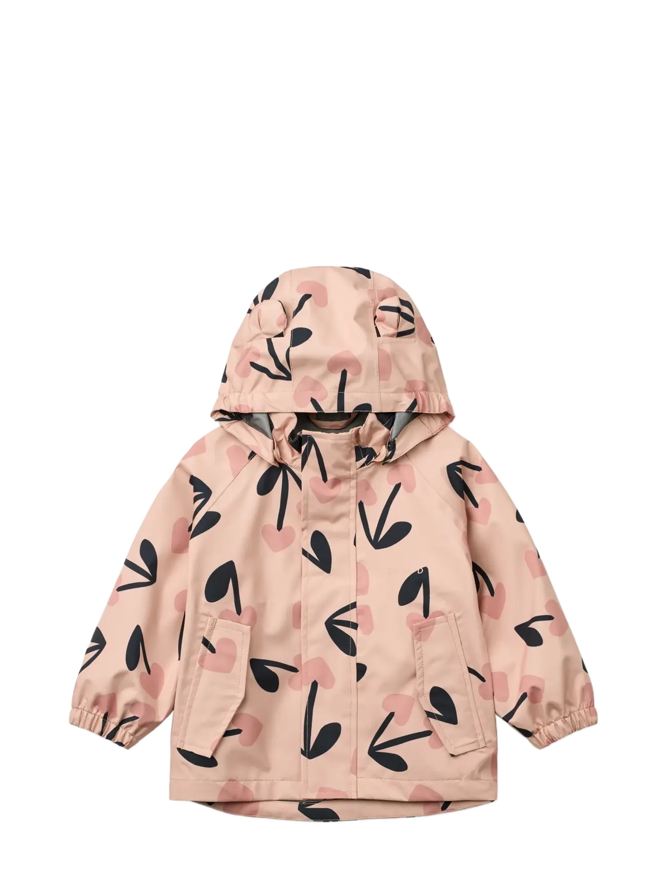 Liewood - Manu Rainwear Set - rain sets - mega cherry heart/ rosey mix - 3