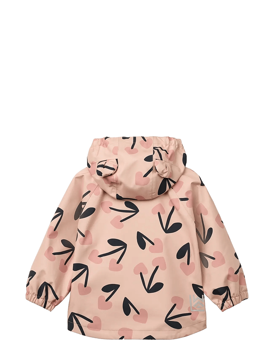 Liewood - Manu Rainwear Set - rain sets - mega cherry heart/ rosey mix - 4