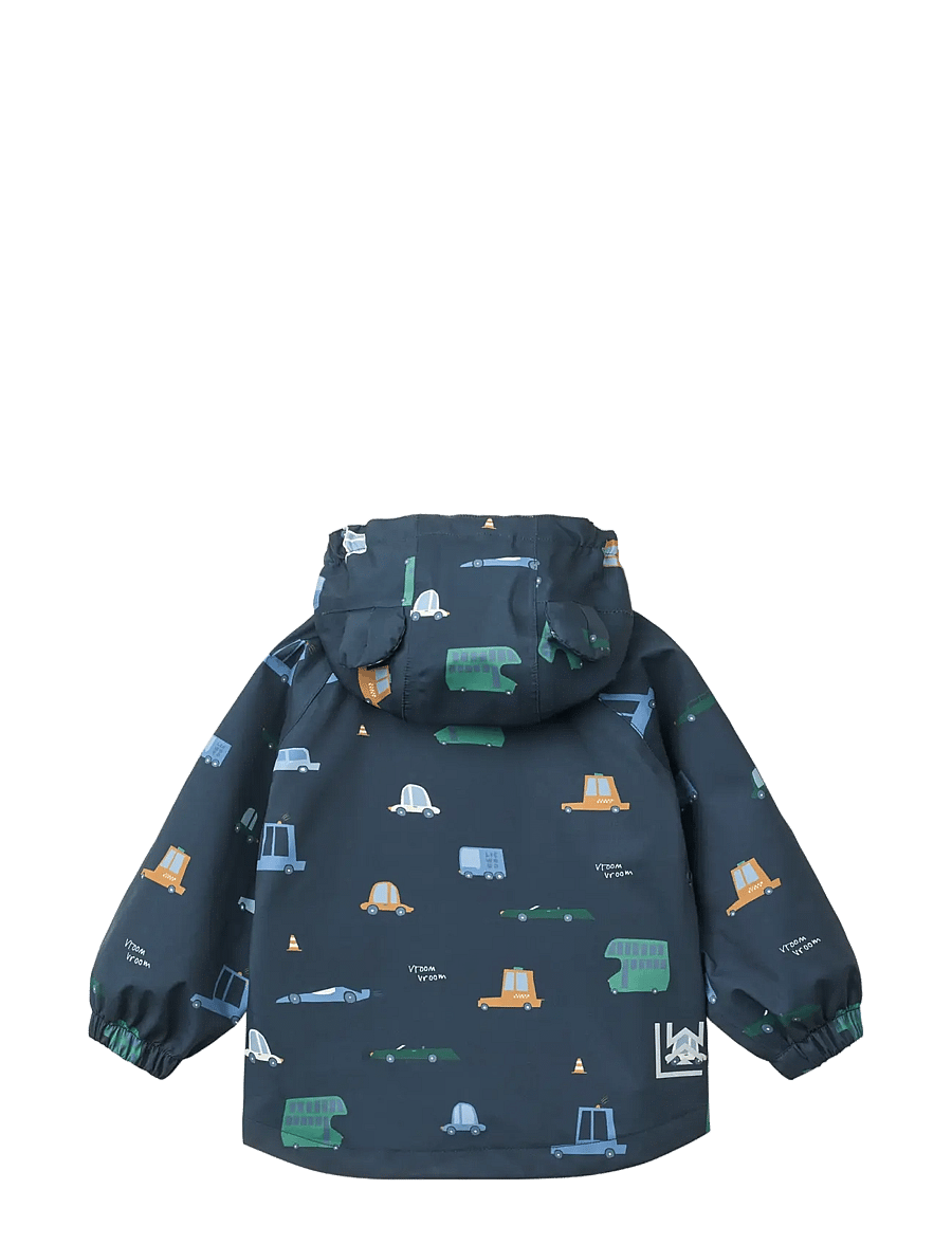 Liewood - Manu Rainwear Set - rain sets - cars / classic navy - 3
