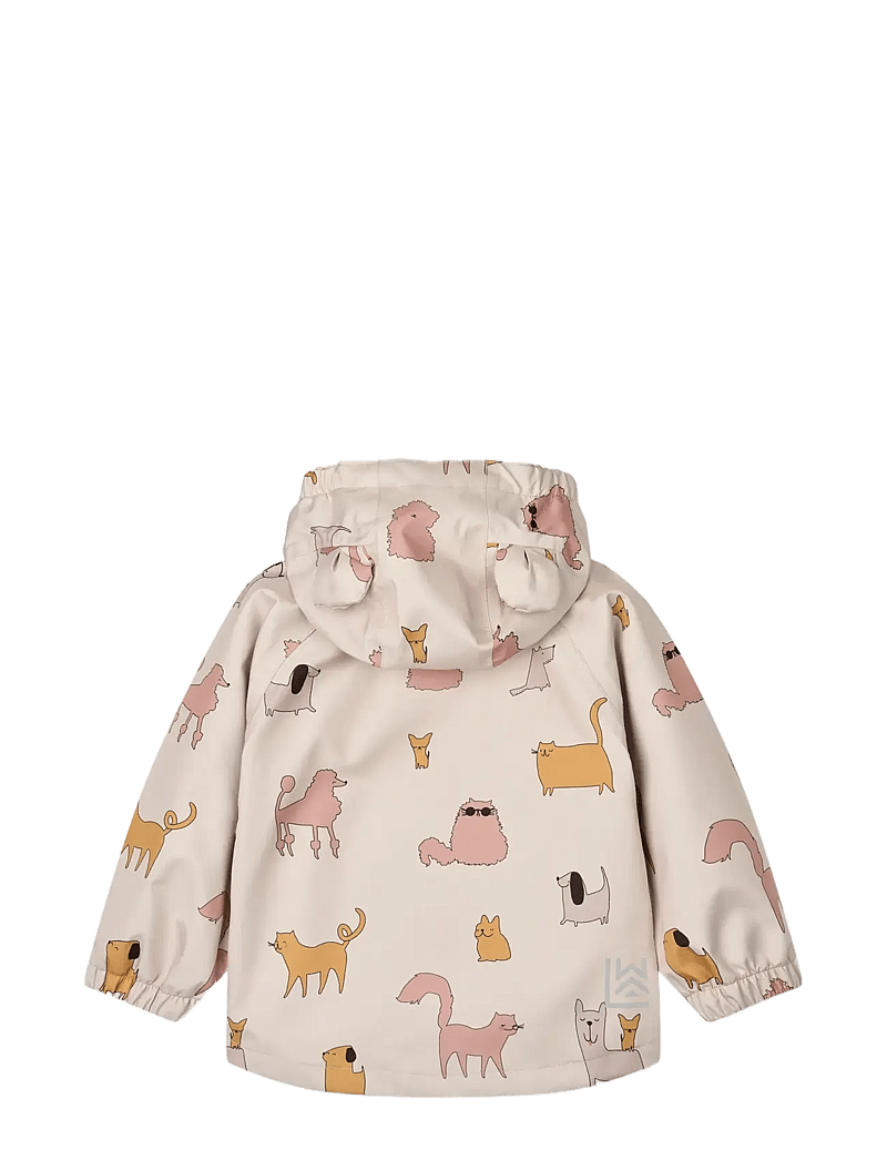 Liewood - Manu Rainwear Set - regensets - cats and dogs / sandy - 3