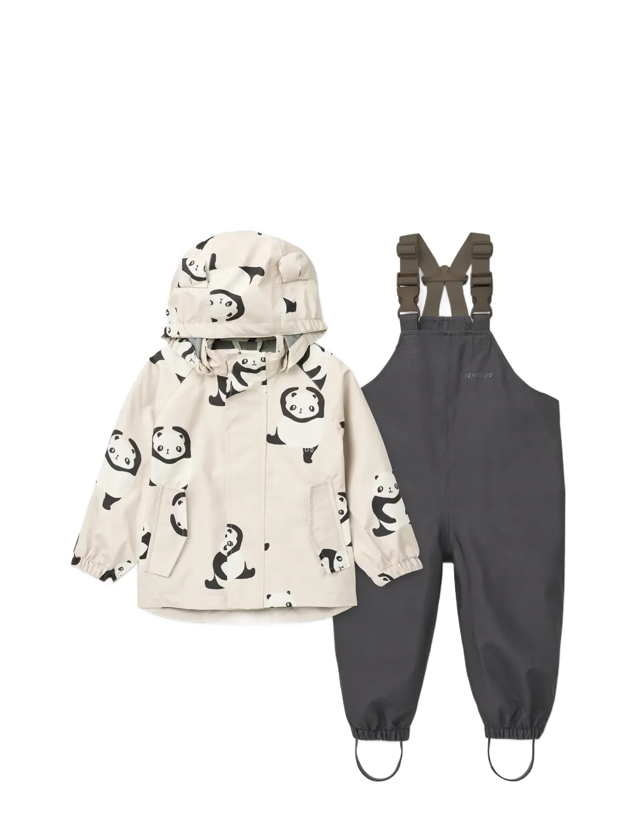 Manu Rainwear Set - PANDA / SANDY
