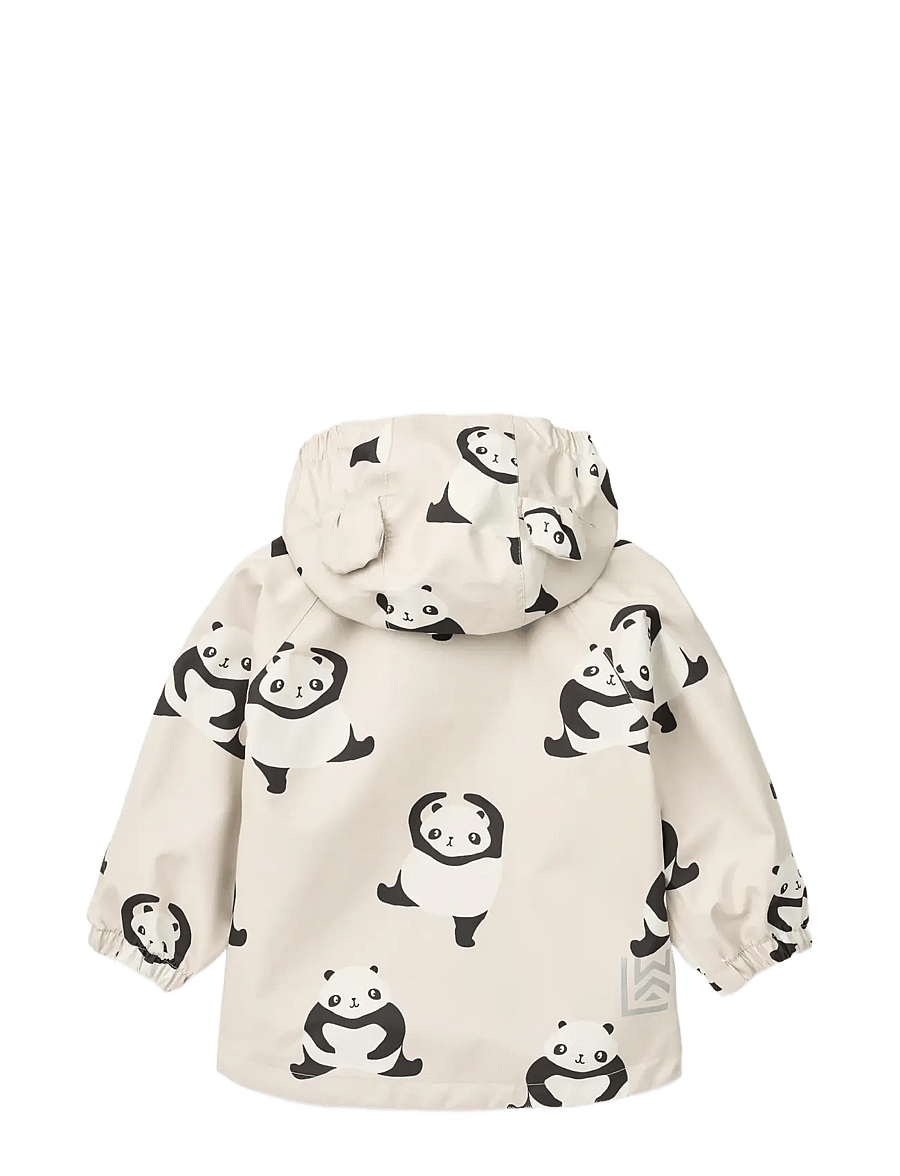 Liewood - Manu Rainwear Set - regensets - panda / sandy - 4