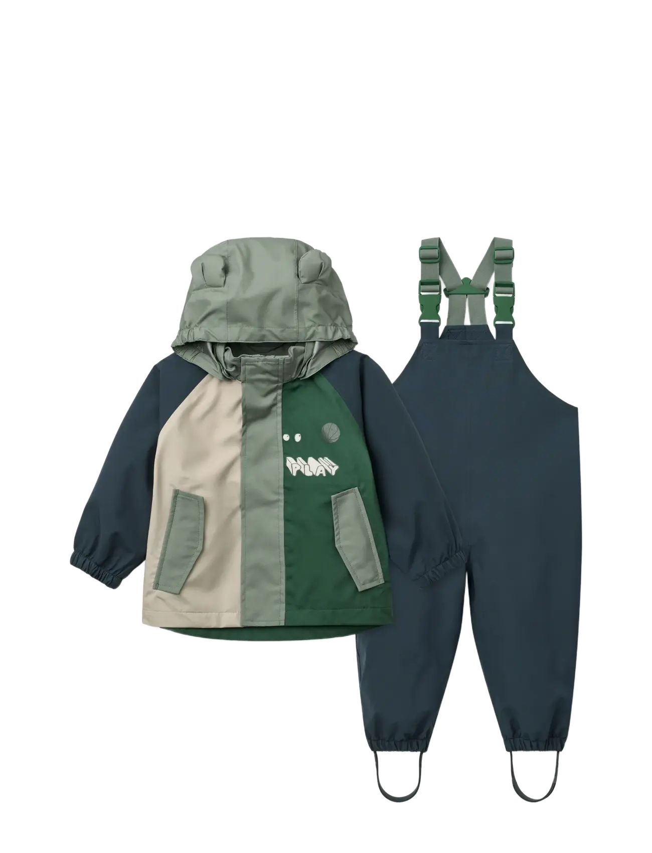 Liewood Manu Rainwear Set, 92, Rainwear, Grün - Sets, Kinder