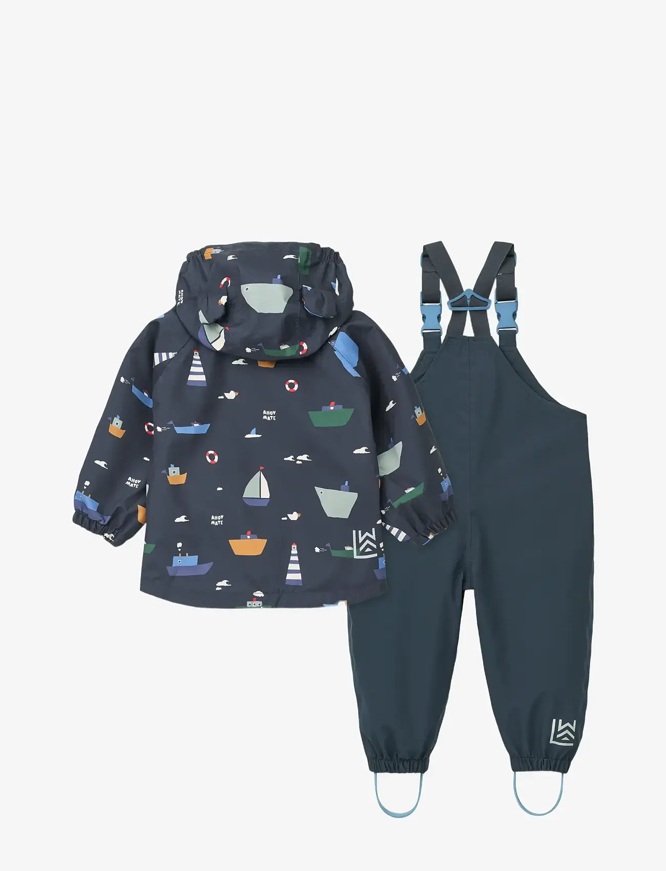 Liewood - Manu Rainwear Set - regensets - sailing / classic navy - 1