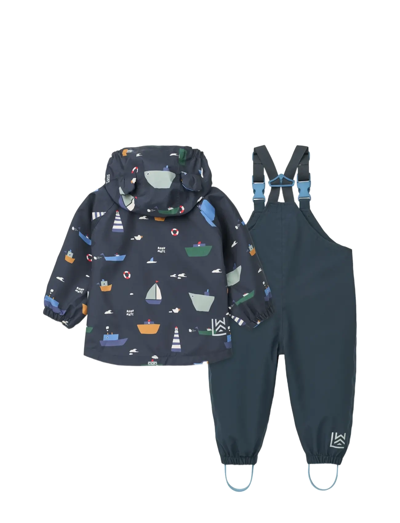 Liewood - Manu Rainwear Set - rain sets - sailing / classic navy - 1