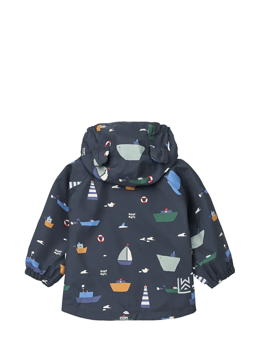 Liewood - Manu Rainwear Set - rain sets - sailing / classic navy - 3
