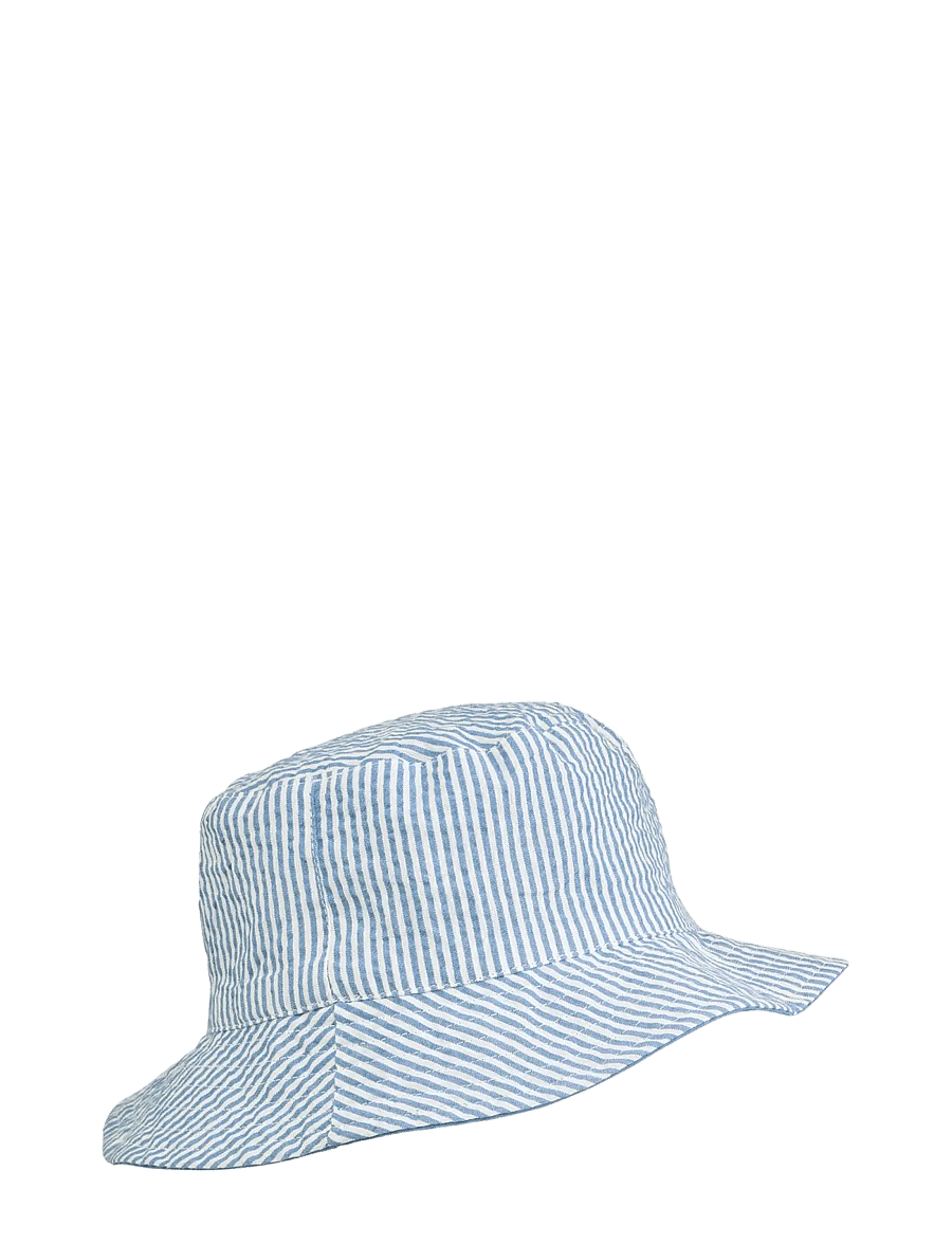 Liewood - Damon Reversible Bucket Hat - accessoires d'hiver - riverside / creme de la creme - 0