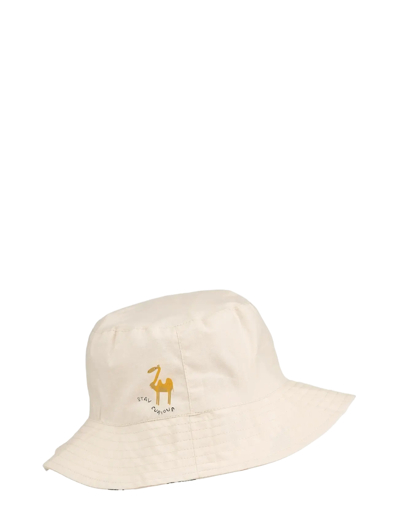 Liewood - Damon Reversible Bucket Hat - winter accessories - around the world / sandy - 1
