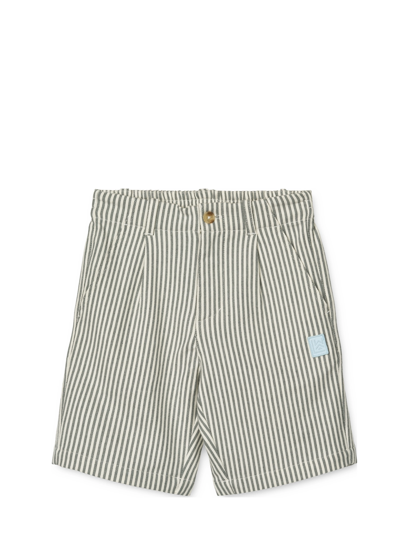 Liewood Barrett Stripe Shorts - Riided - Y/D STRIPE WHALE BLUE / CREME DE LA CREME / blue