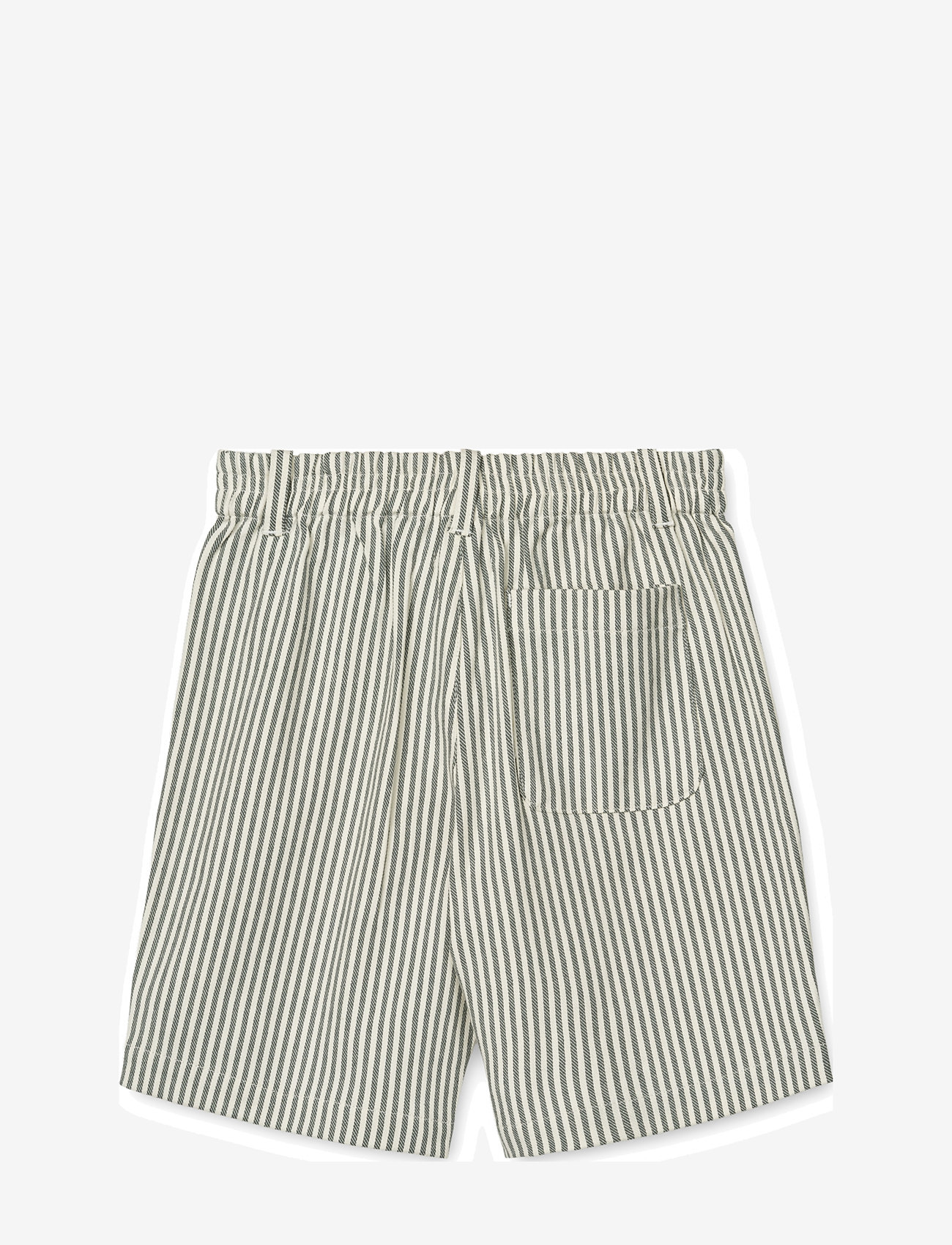 Liewood - Barrett Stripe Shorts - badebukser - y/d stripe whale blue / creme de la creme - 1