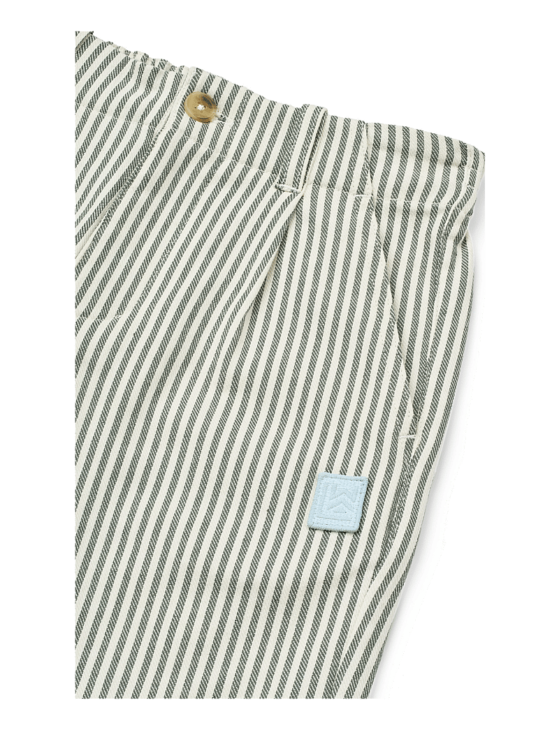 Liewood - Barrett Stripe Shorts - badebukser - y/d stripe whale blue / creme de la creme - 2