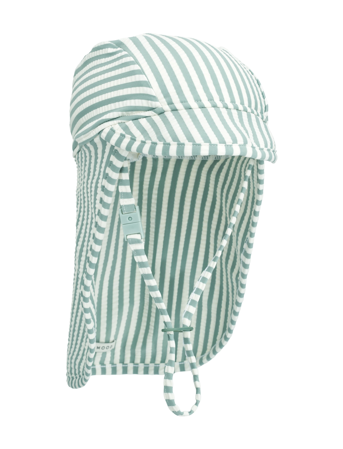 Liewood Cecilia Seersucker Swim Hat, Børn, Seersucker Svømmehat, Grøn, Str: 0/3M