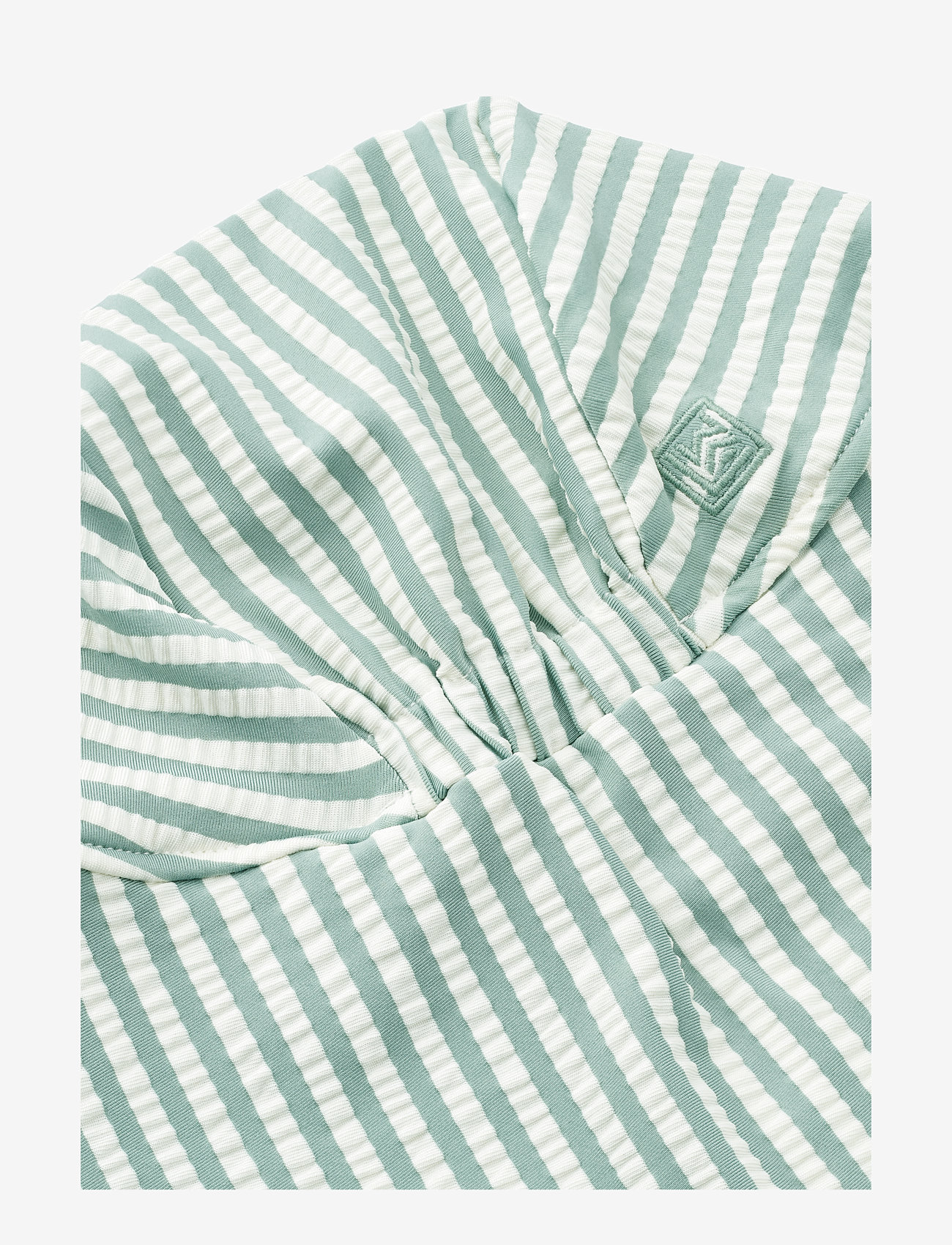 Liewood - Cecilia Seersucker Swim Hat - badekappen - stripe peppermint / crisp white - 1