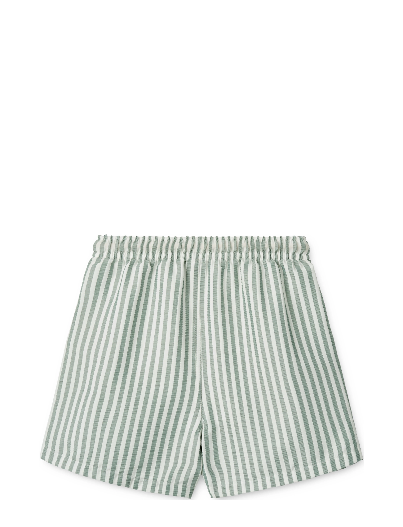 Liewood - Duke Stripe Board Shorts - stripe peppermint / crisp white - 1