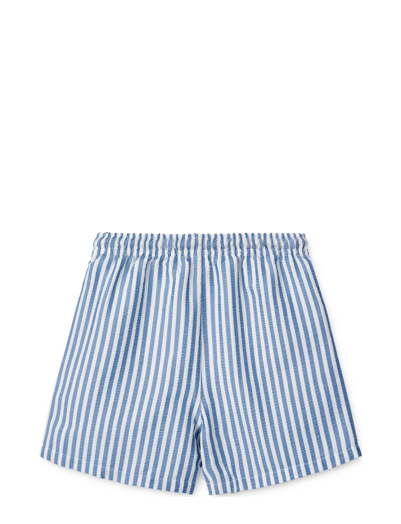 Liewood - Duke Stripe Board Shorts - y/d stripe riverside / creme de la creme - 1