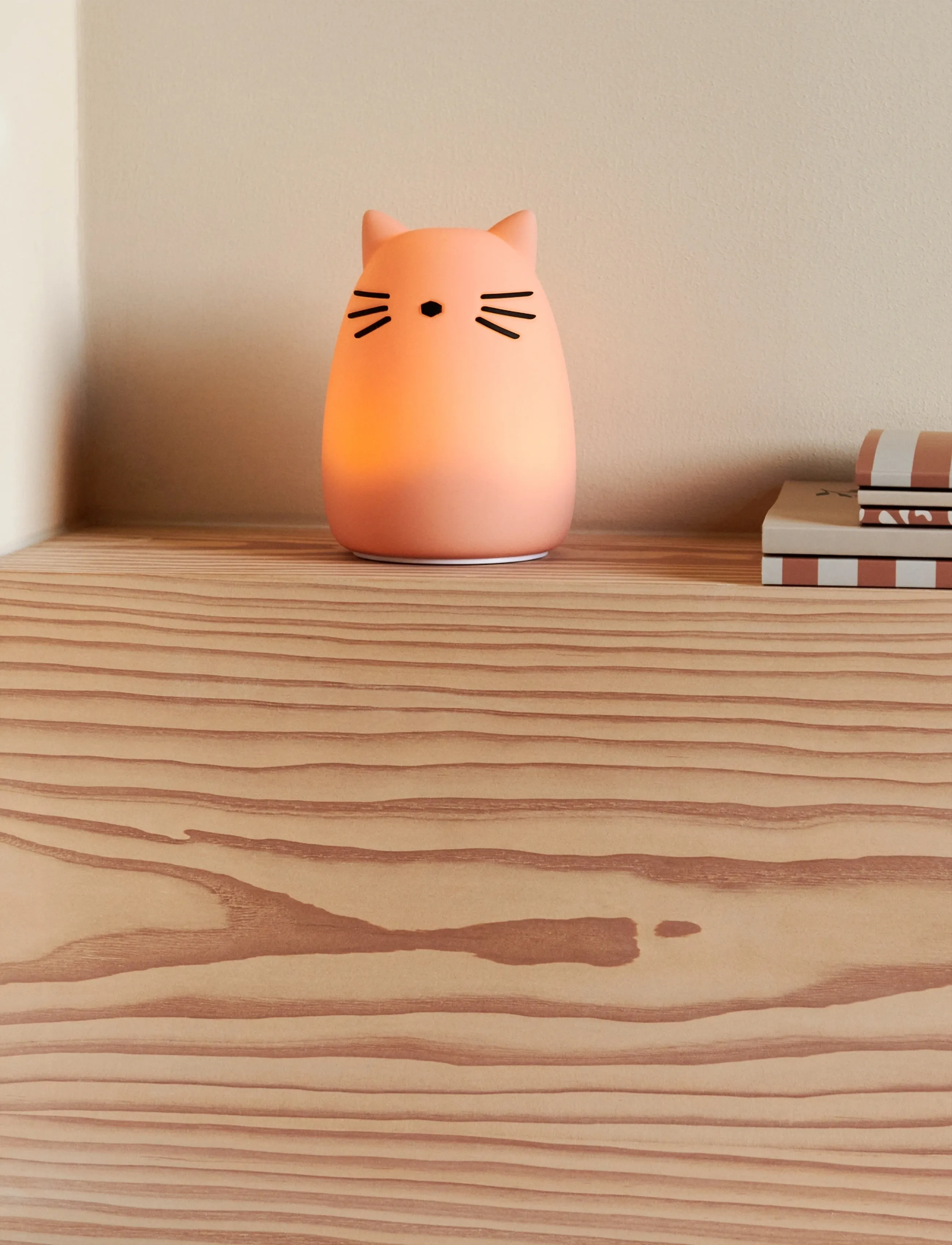 Liewood - Winston Cat Night Light - Öölambid - cat rose - 4