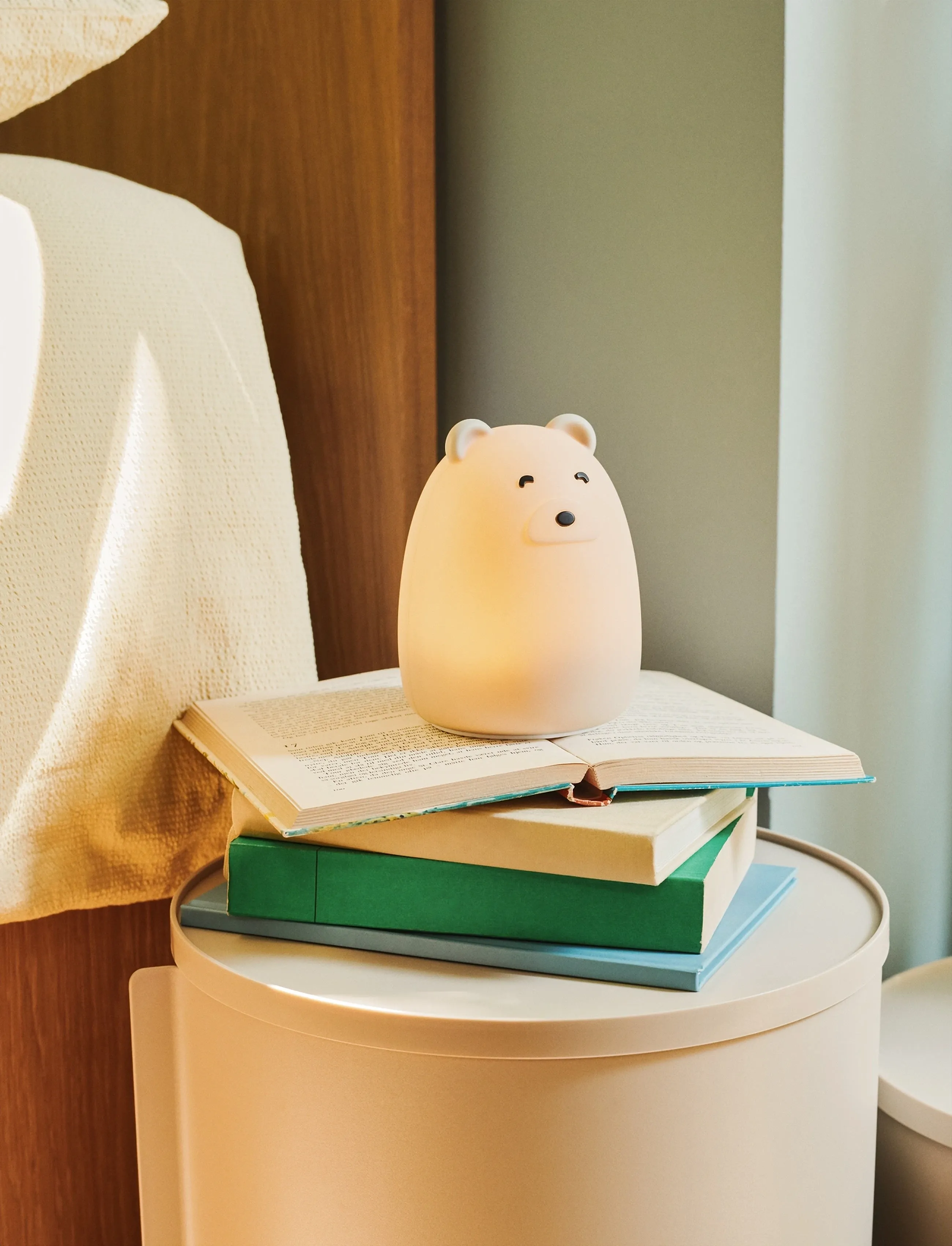 Liewood Winston Mr. Bear Night Light, One Size, Lighting, Grau - Lamps, Kinder