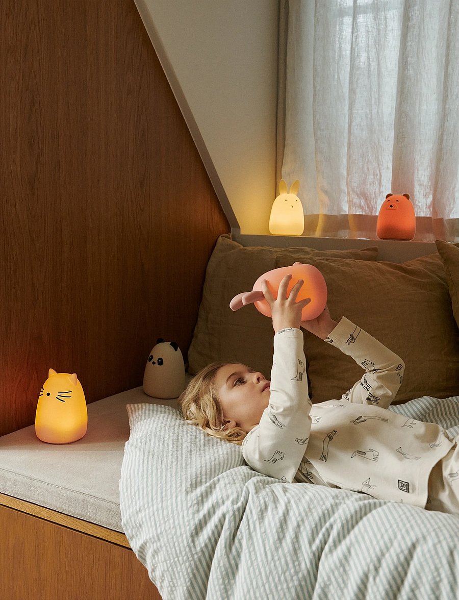 Liewood - Winston Rabbit Night Light - nattlampor - rabbit creme de la creme - 2