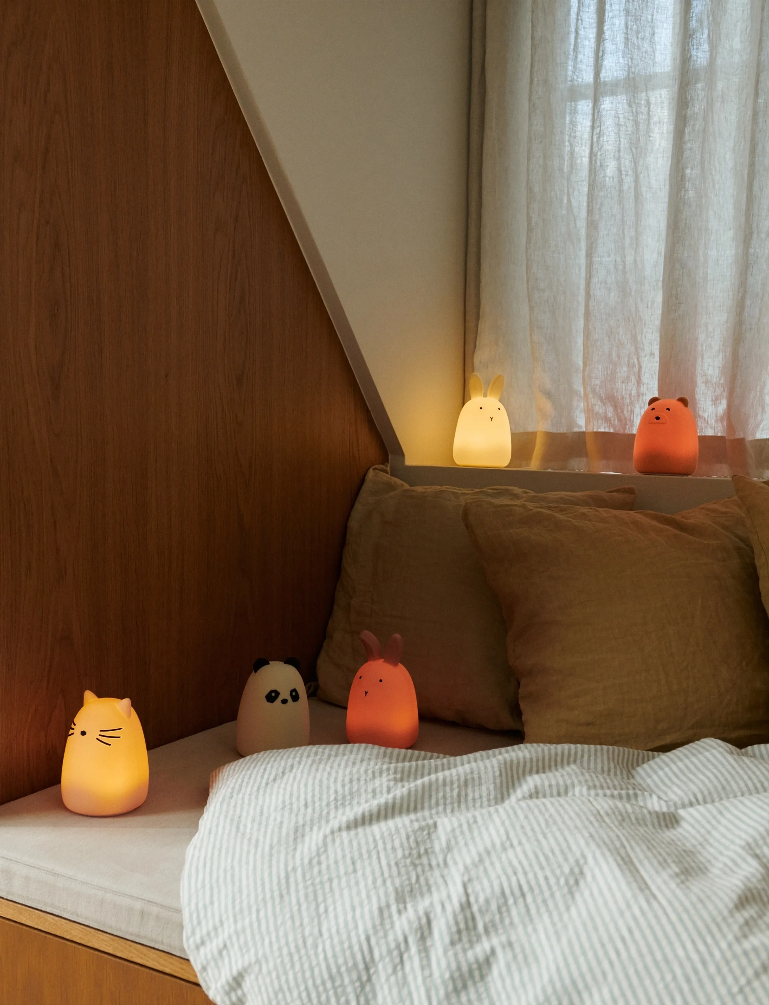 Liewood Winston Rabbit Night Light, One Size, Lighting, Beige - Lamps, Kinder