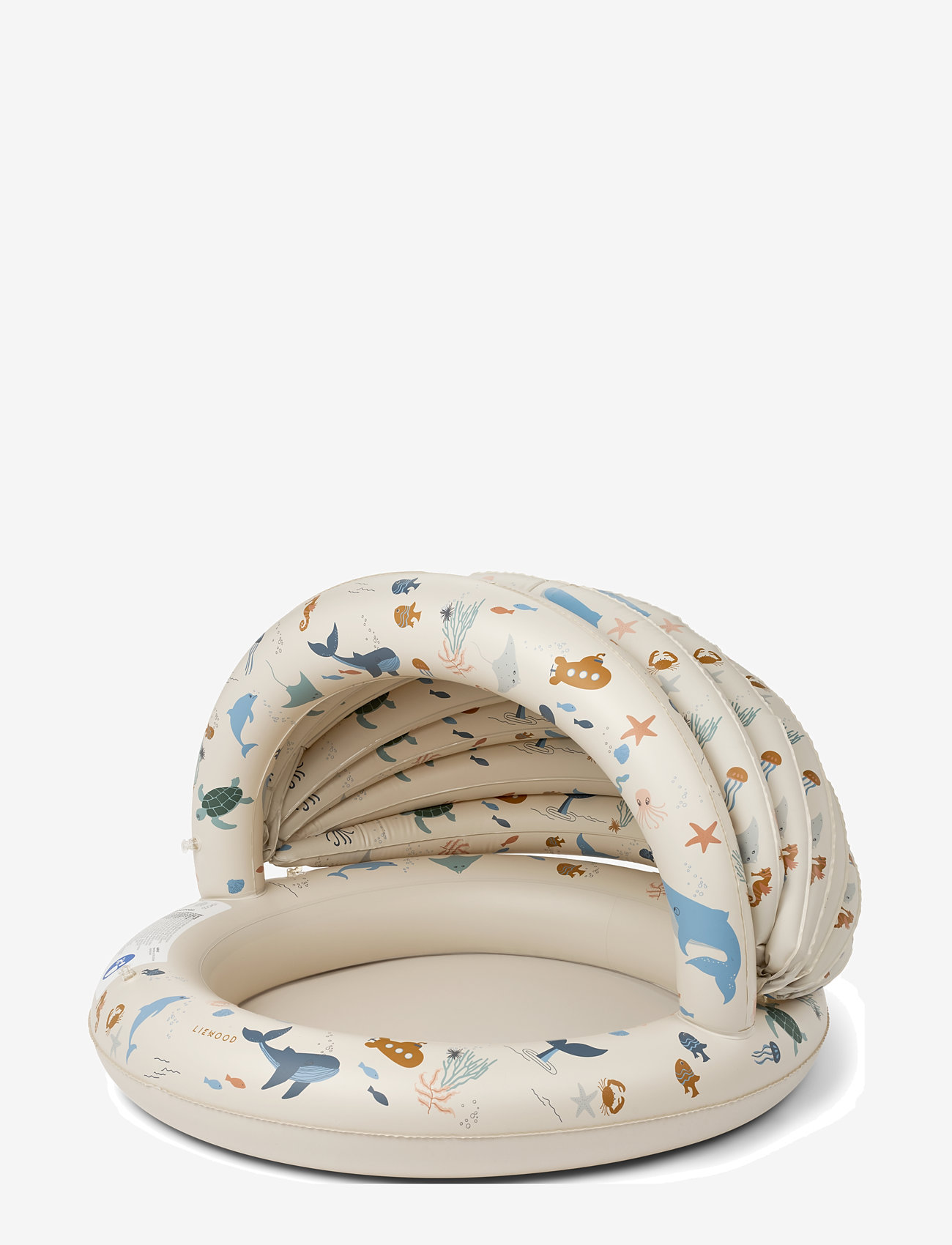 Liewood - Hadleia Printed Canopy Pool - lastebasseinid - sea creature / sandy - 0