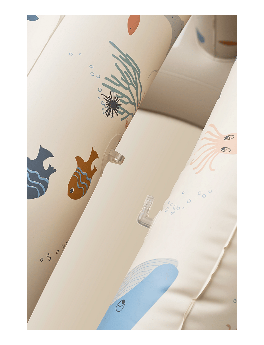 Liewood - Hadleia Printed Canopy Pool - piscines pour enfants - sea creature / sandy - 1